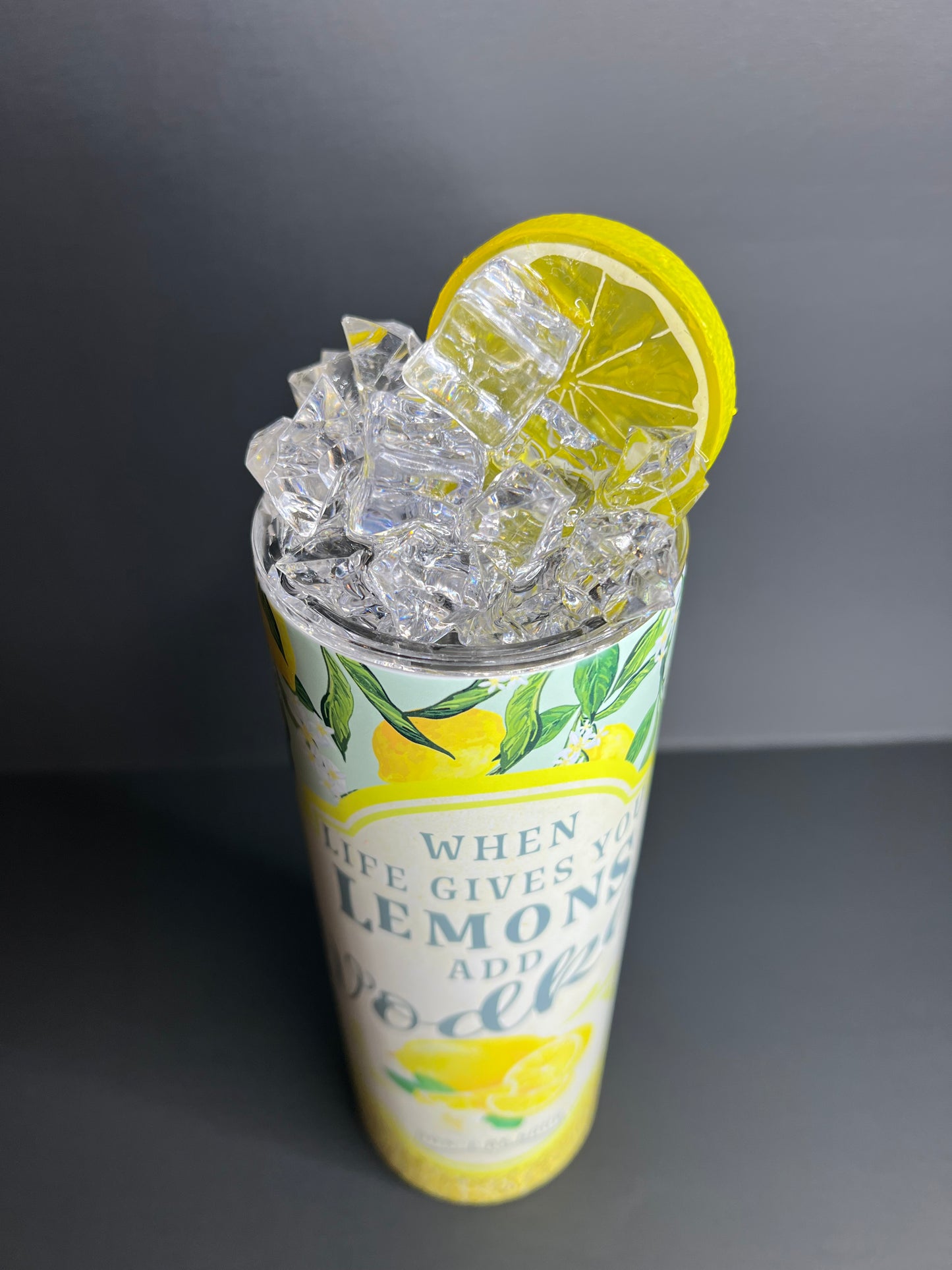 Lemonade Tumbler w/ Ice Lid